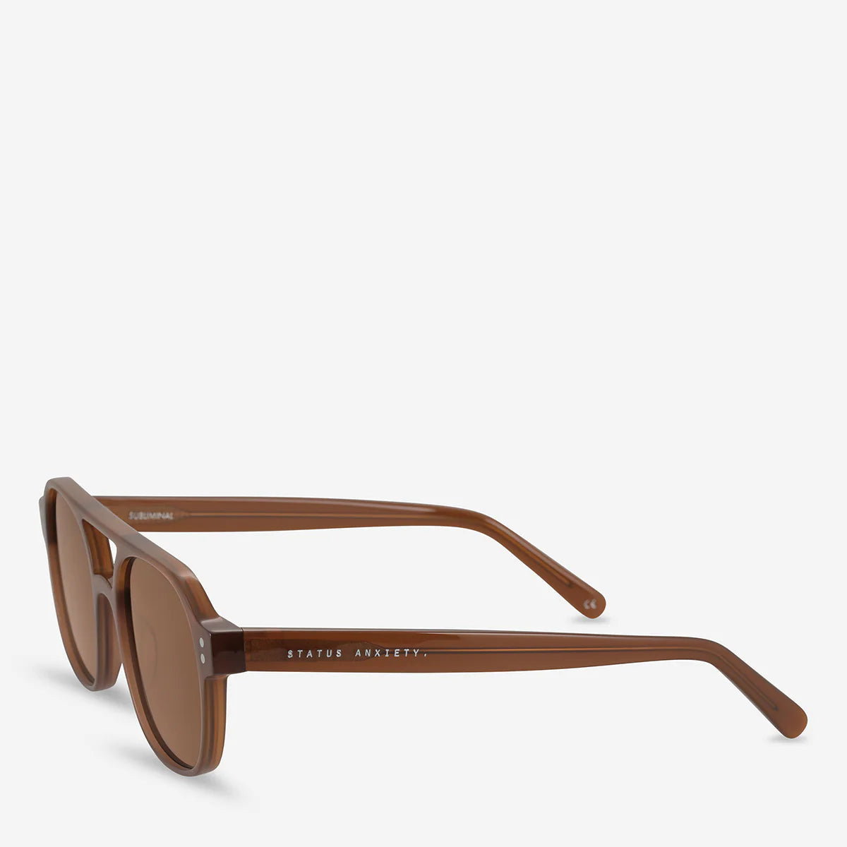 Subliminal Sunglasses in Brown - Milu James St
