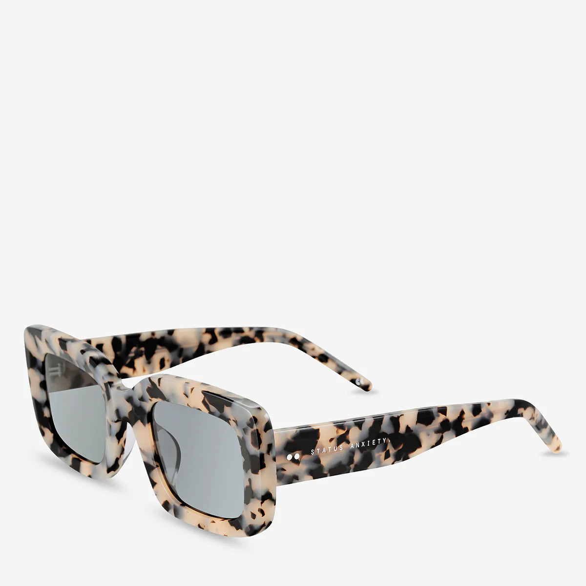 Unyielding Sunglasses in White Tort