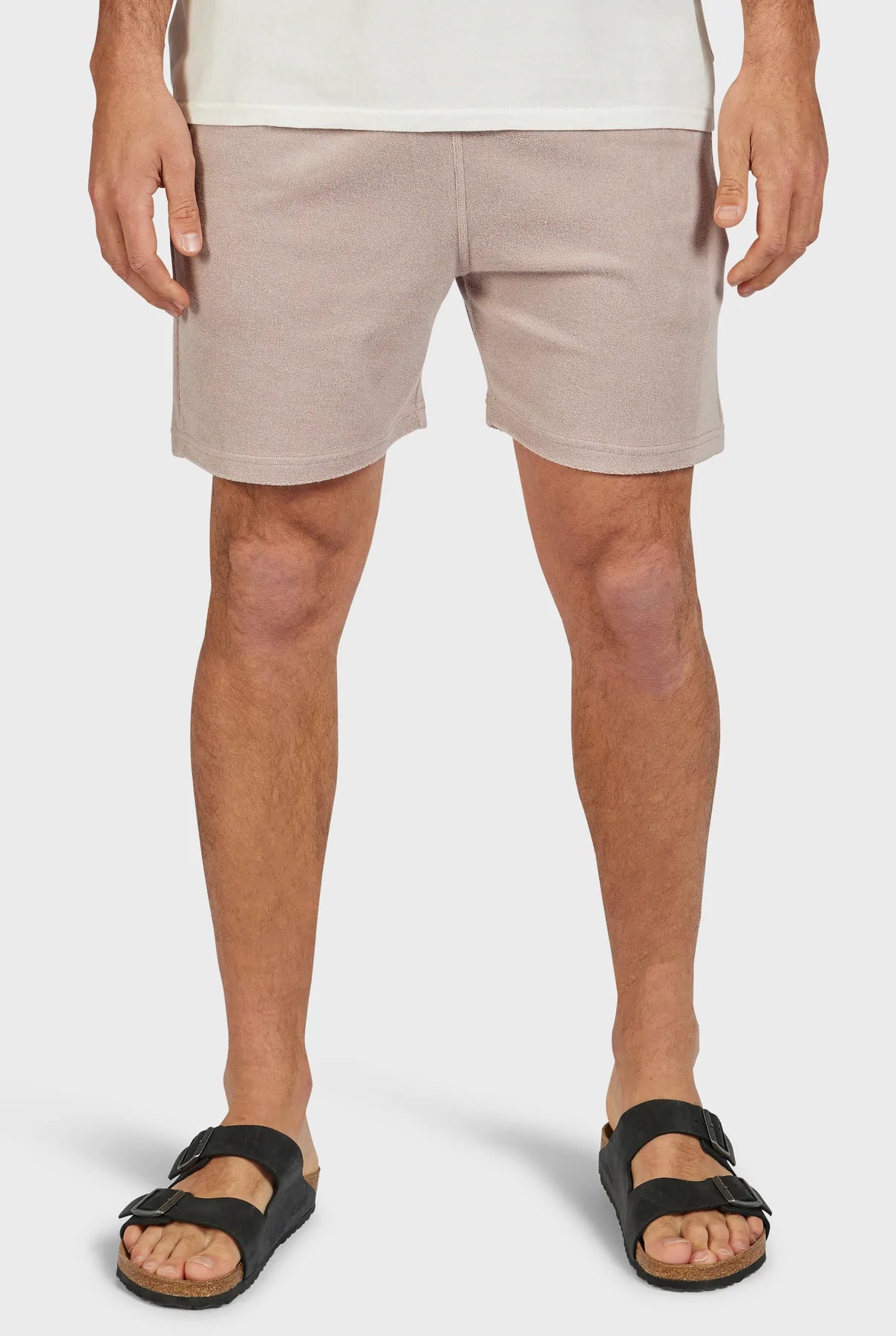 Bond Terry Volley Short in Dusty Pink