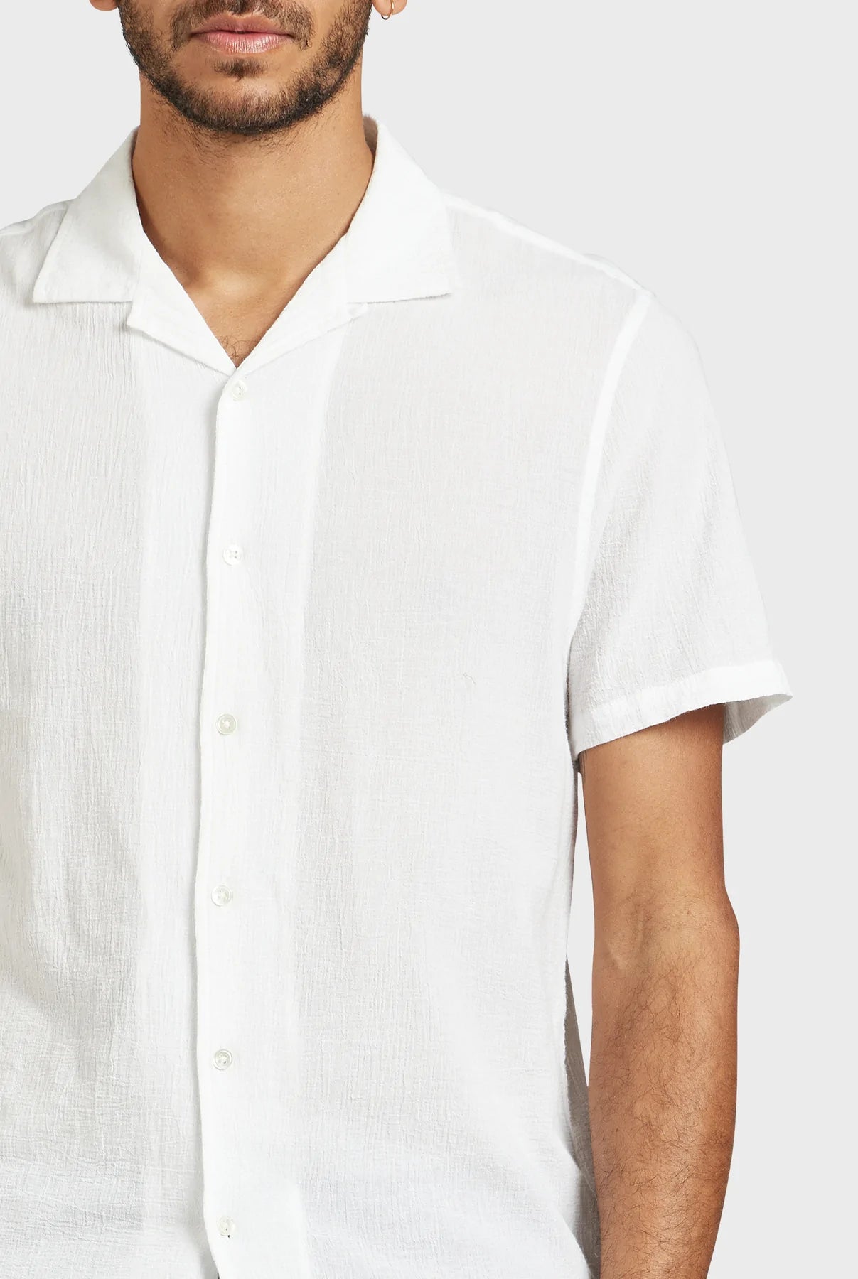Bedford Short Sleeve Shirt in White