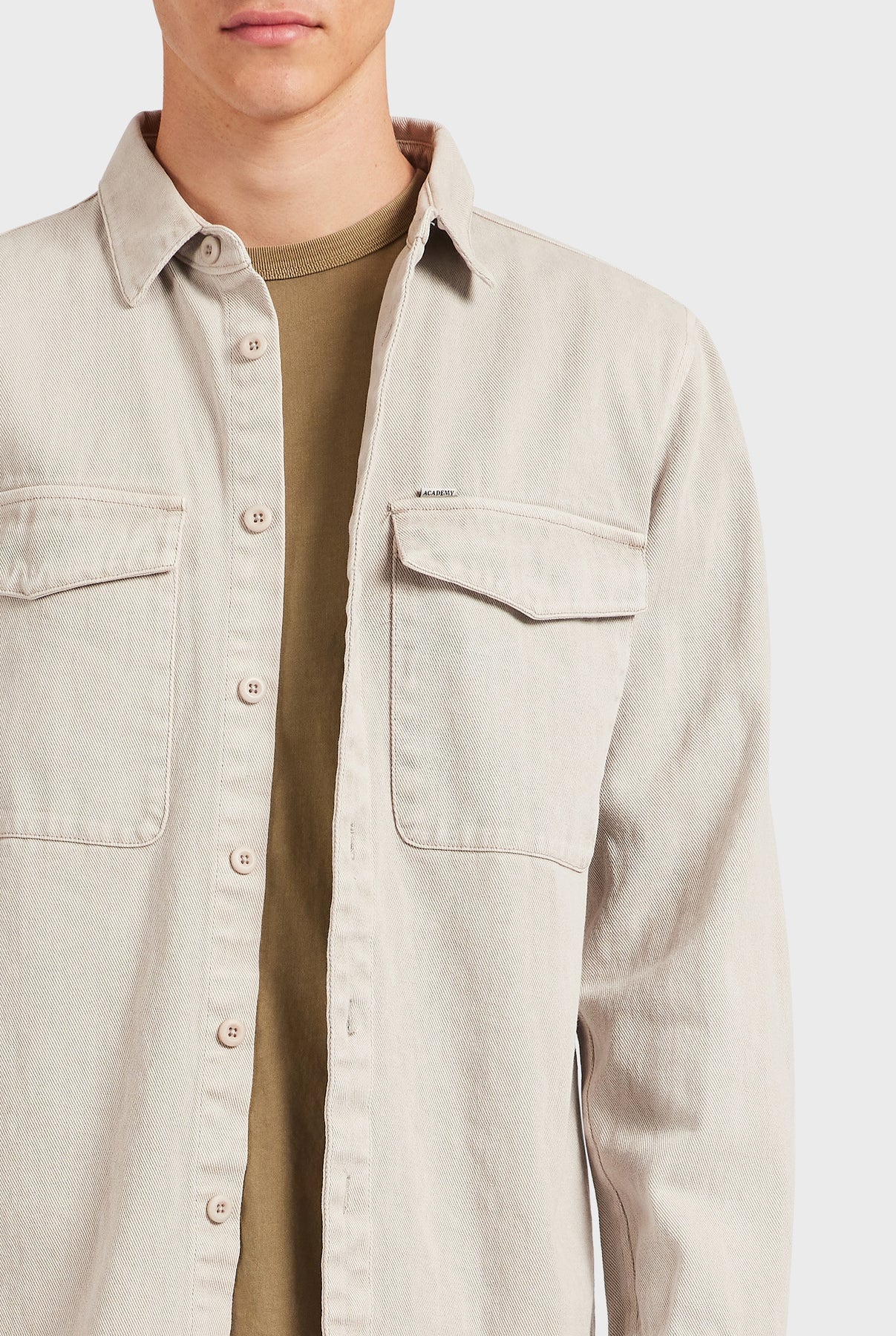 Essential Overshirt in Vapour Grey
