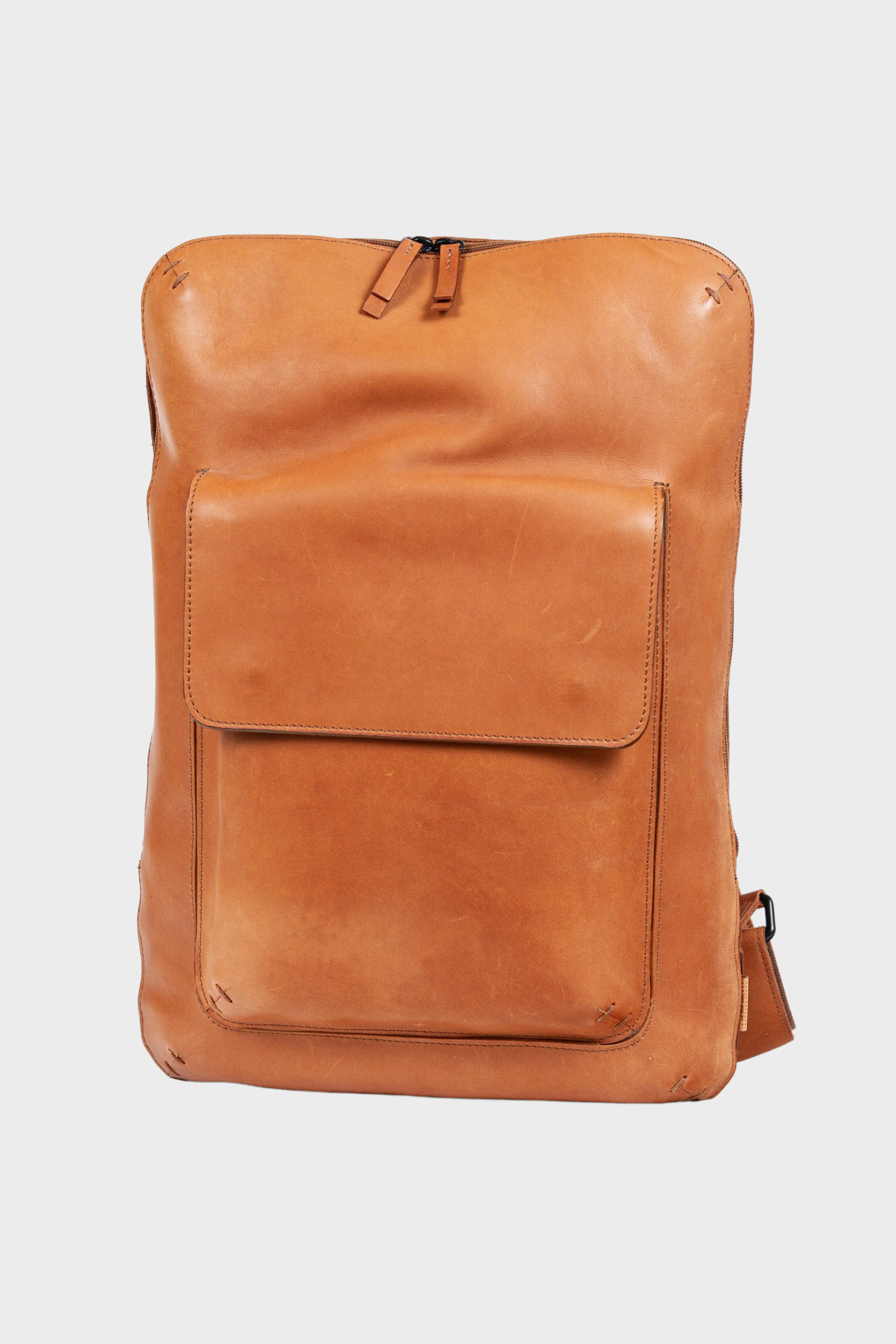 Futura Snap Pocket Backpack in Cognac