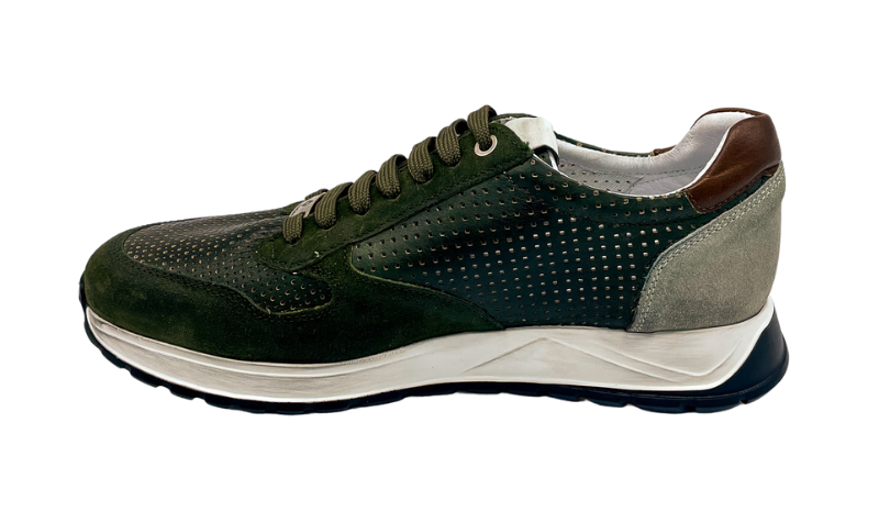 EXT751 Anticato Loden Sneaker - Made In Italy