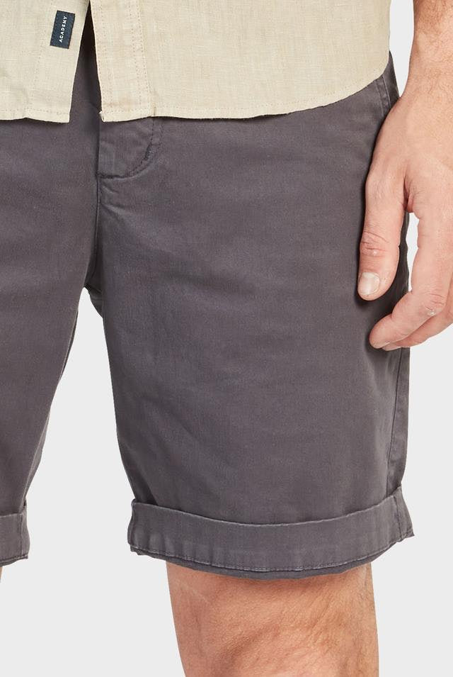 Cooper Chino Short in Charcoal
