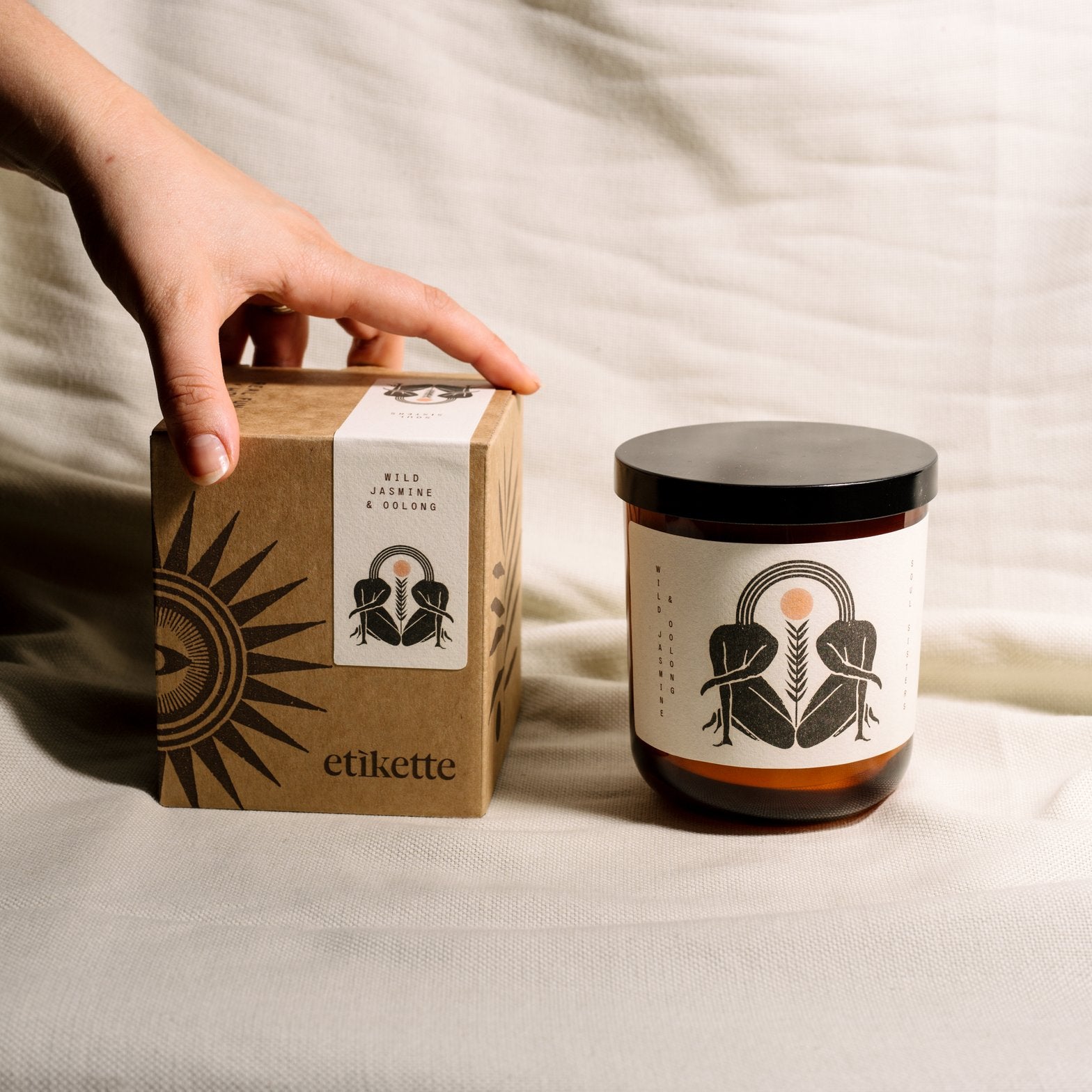 Soul Sisters Soy Candle in Wild Jasmine & Oolong