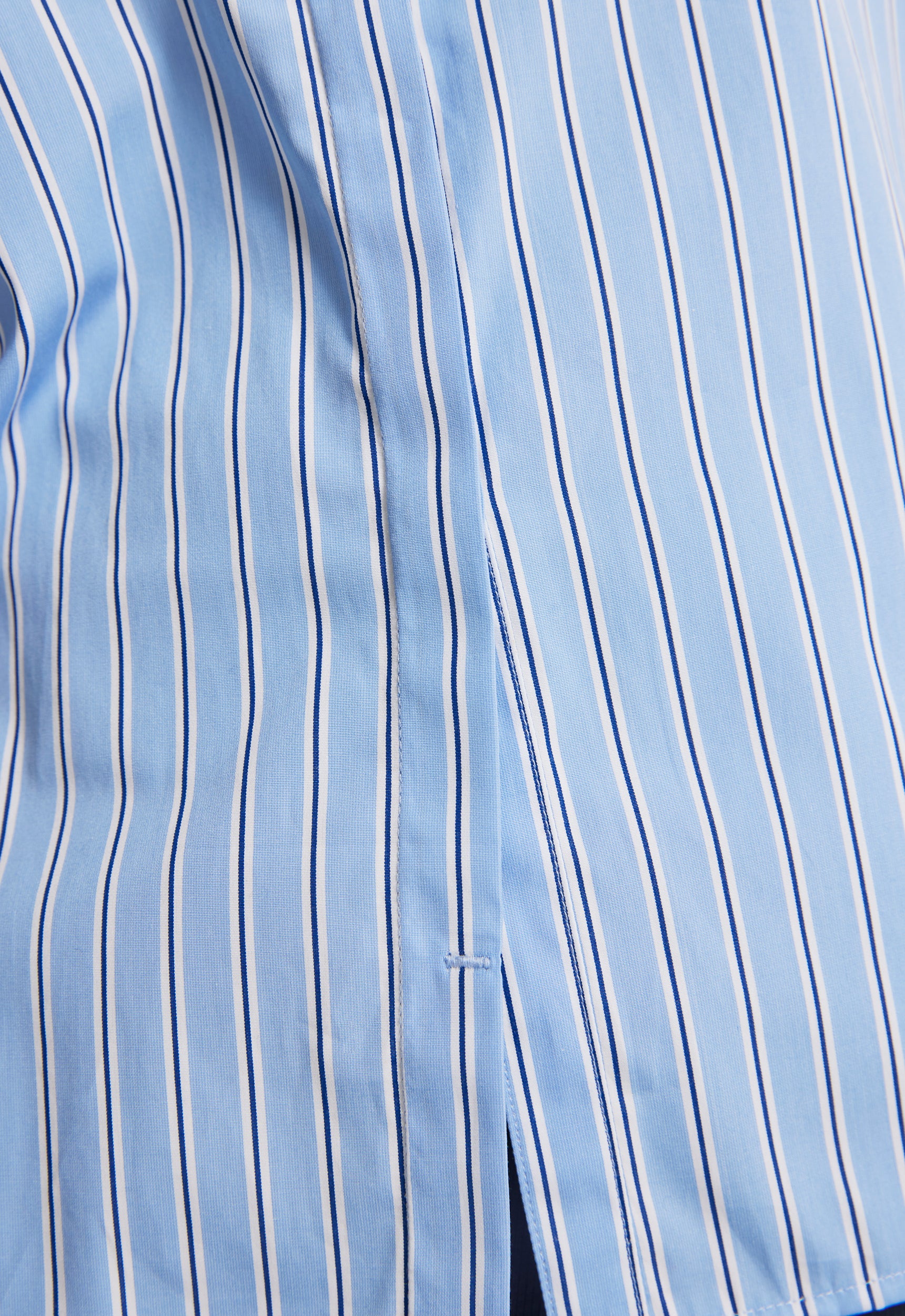 City Cotton Shirt in Blue/Navy/Stripe