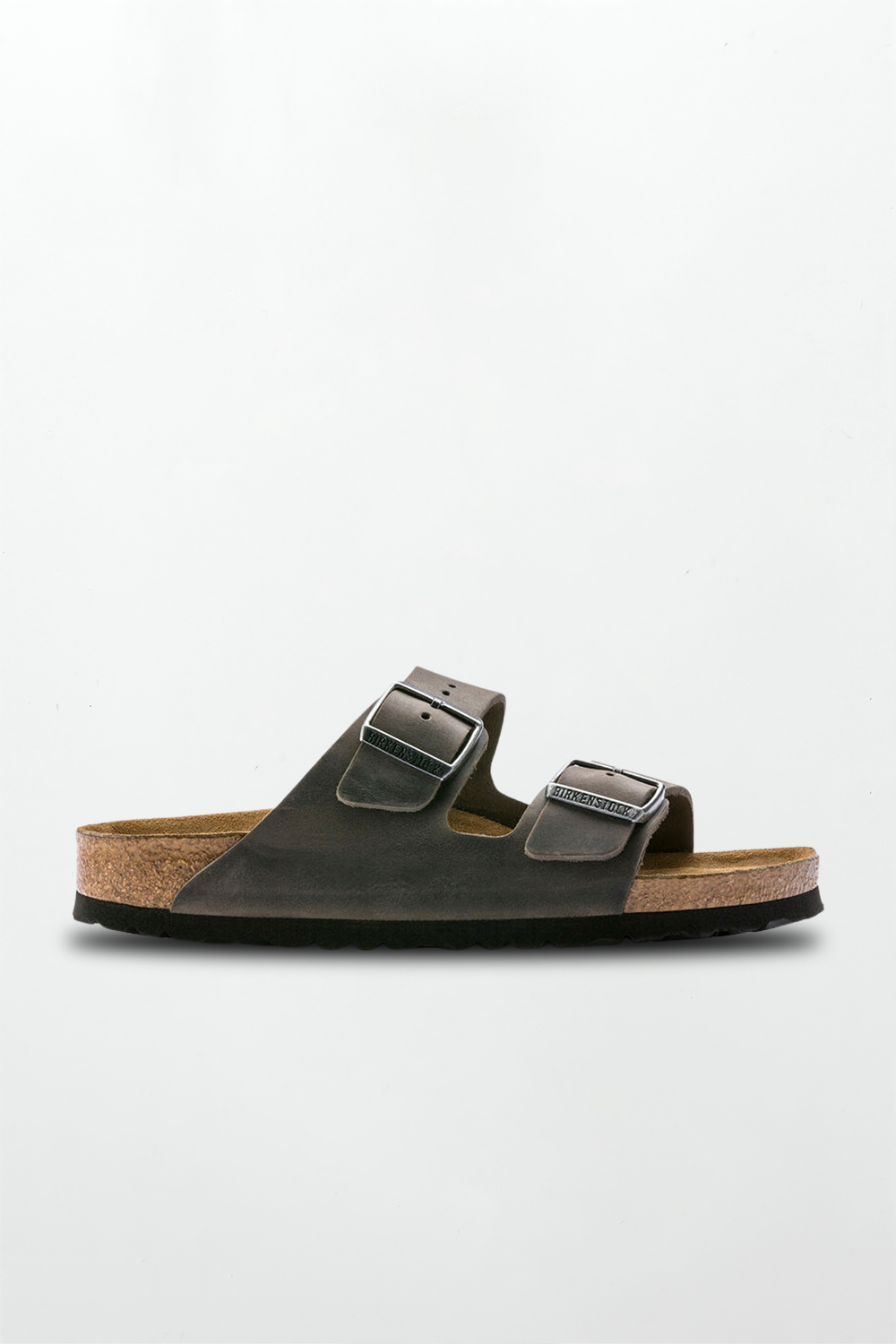 Arizona Oiled Leather in Iron (Soft Footbed - Suede Lined) - Milu James St