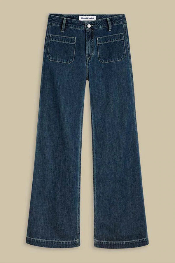 Jane Sailor Jeans in Mid Marble Gleen