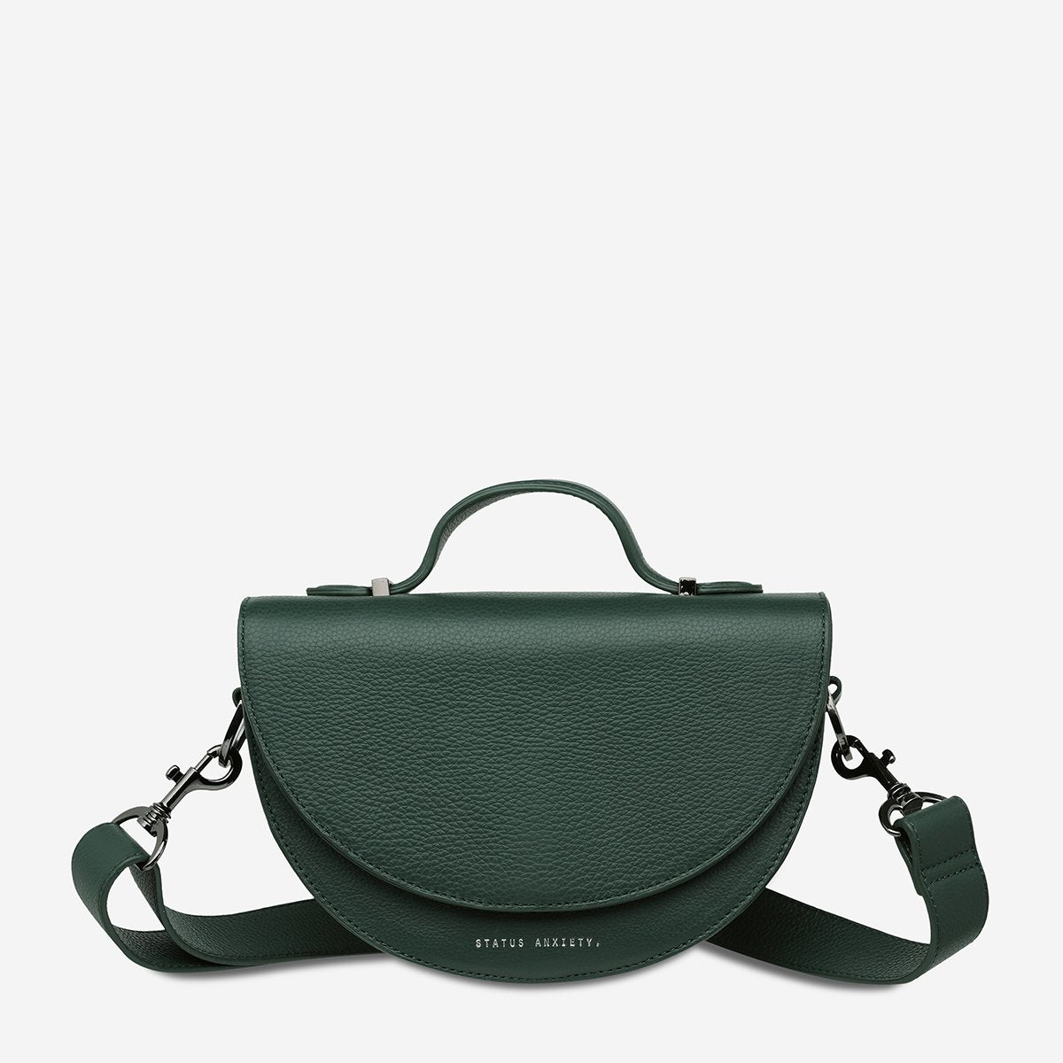 All Nighter Leather Crossbody Bag in Green
