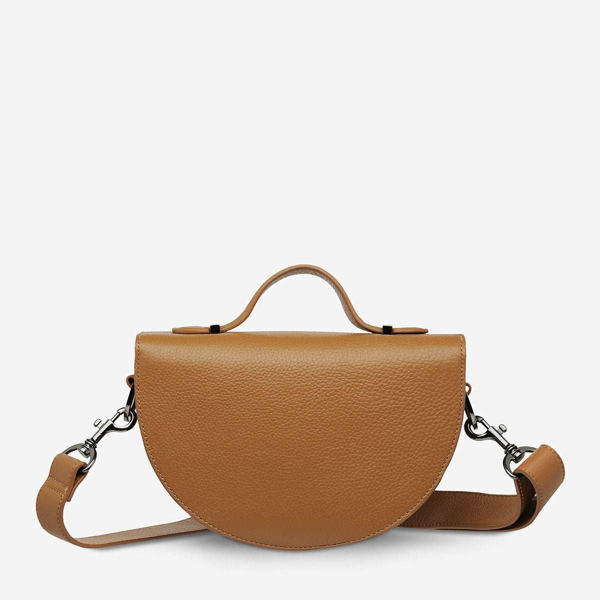 All Nighter Leather Crossbody Bag in Tan