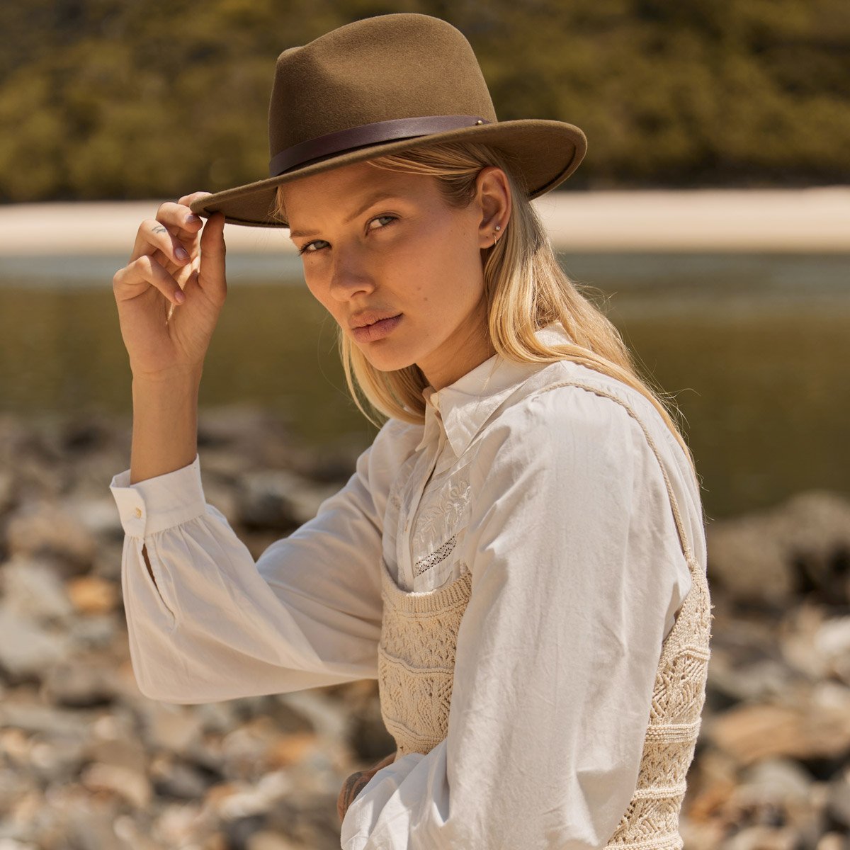 Ignorance Is Bliss Hat in Forest