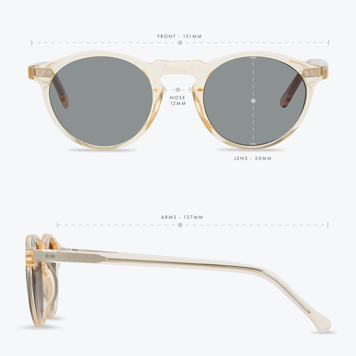 Ascetic Sunglasses in Blonde