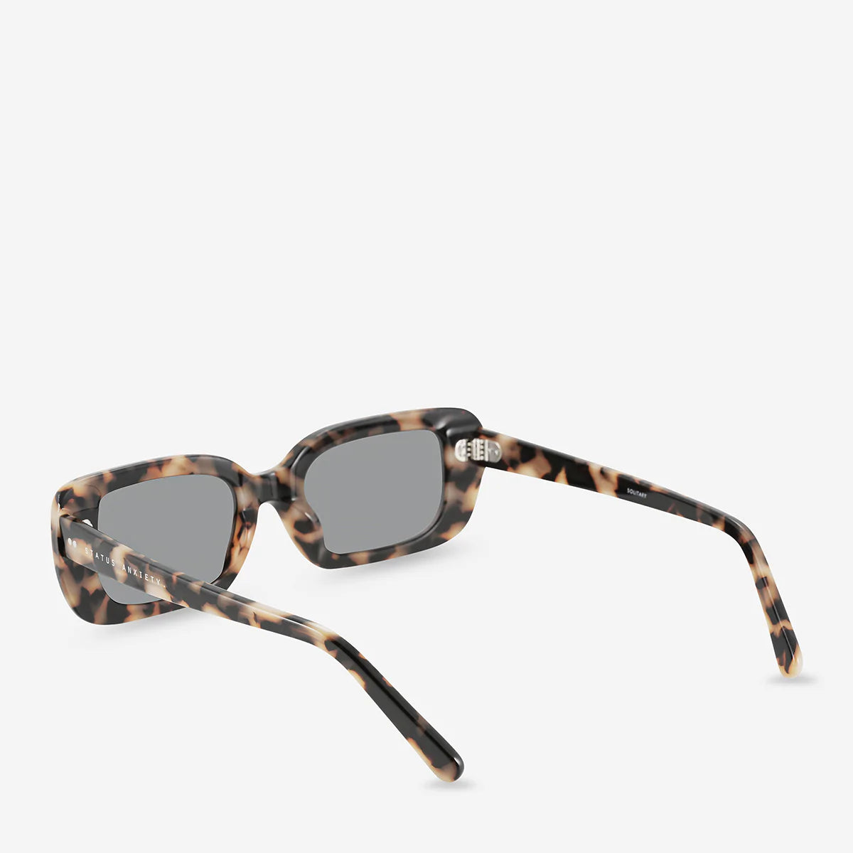 Solitary Sunglasses in White Tort