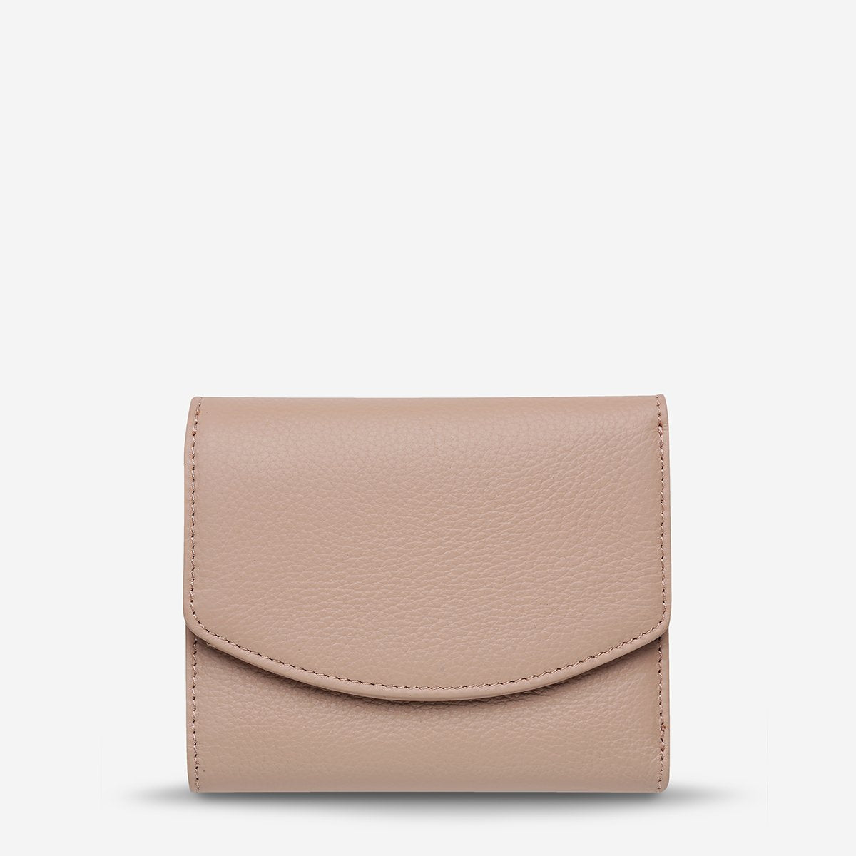 Lucky Sometimes Leather Wallet in Dusty Pink