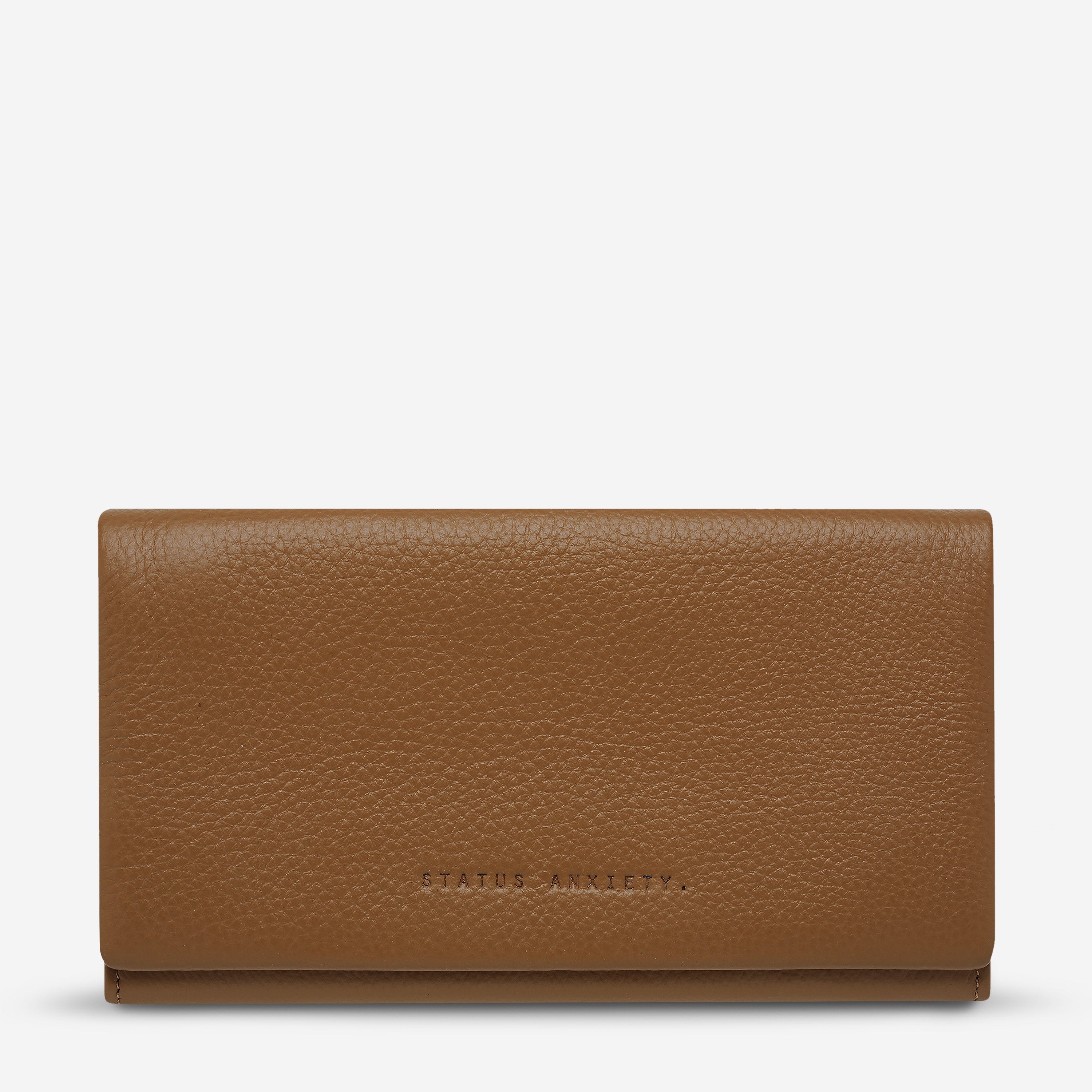 Nevermind Leather Wallet in Tan