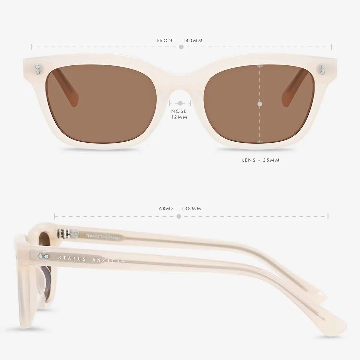 Transcendental Sunglasses in Nude